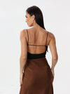 Slim fit sleeveless T-shirt