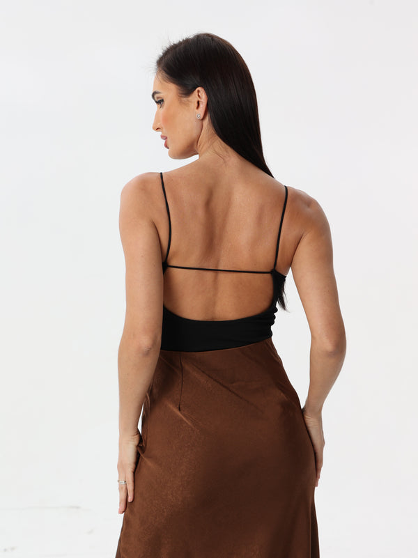 Slim fit sleeveless T-shirt