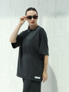 Comfortable casual outfit dark gray color