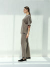 Comfortable casual outfit, brown