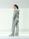 Grey sports suit with cap