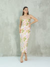 Multicolor silk dress | W DE MODA