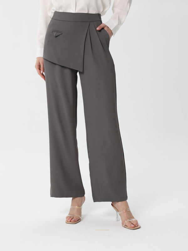 Wide skirt pants