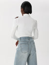 High neck T-shirt With long sleeves