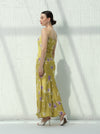 Silk dress with floral print
