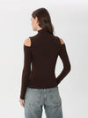High neck T-shirt With long sleeves