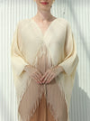 Brown gradient loose dress