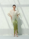 Green gradient loose dress | W DE MODA