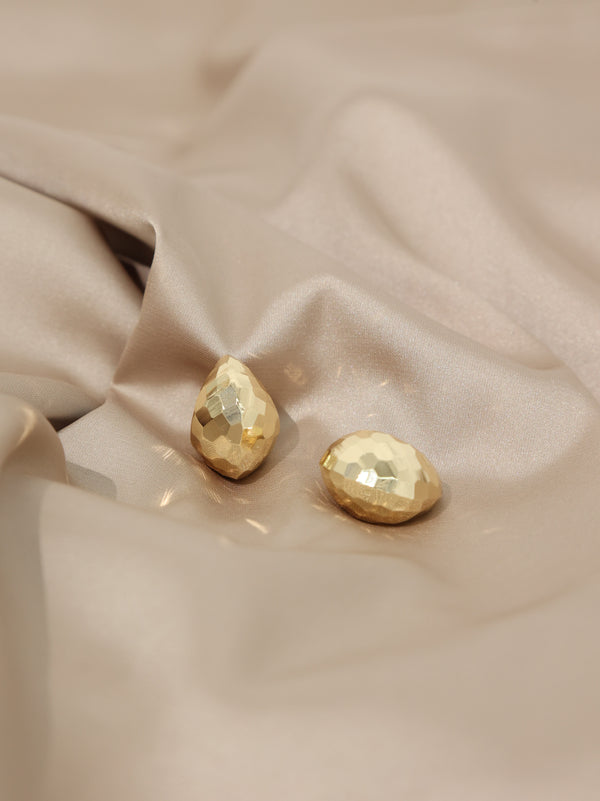 Modern geometric drop earrings