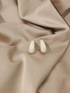 Chunky pearl earrings
