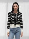 Black striped T-shirt