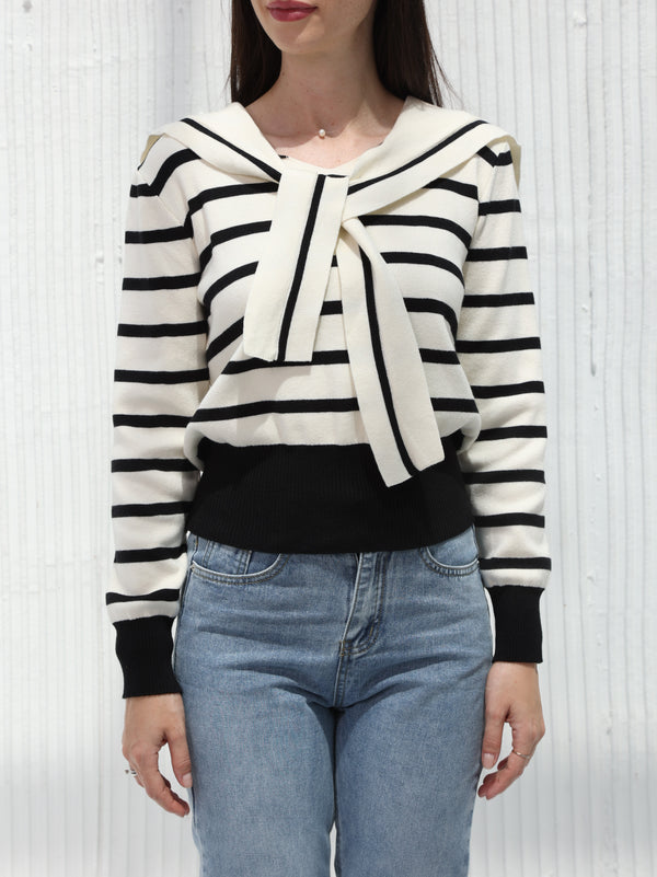 White striped  T-shirt