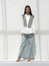 Sweater vest - spotted - Grey color