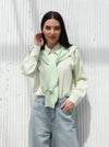 Sweater vest - Plain- Light green