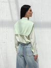 Sweater vest - Plain- Light green