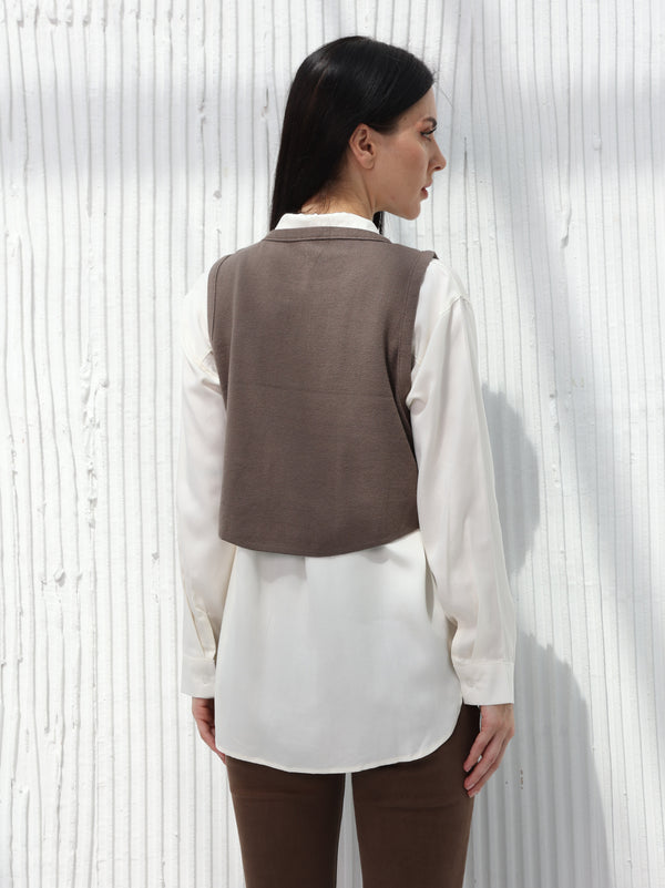 Sweater vest - Tie