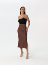 Veined silk skirt | skirt | W DE MODA