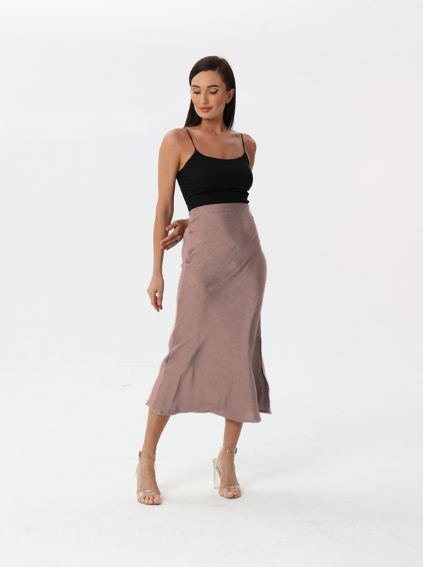 Veined silk skirt | skirt | W DE MODA