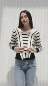White striped  T-shirt