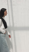 Sweater vest - knitted - Black color