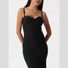 Midi evening dress