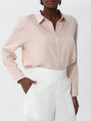 V-neck button-up dress shirt | shirt | W DE MODA