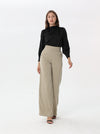 Wide-leg high-waisted formal trousers | trousers | W DE MODA