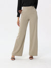 Wide-leg high-waisted formal trousers