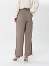 Formal trousers with belt and pleats