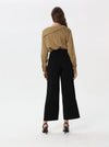 Formal trousers with belt and pleats