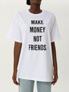 Free size T-shirt with digital print in the middle | T-shirt | W DE MODA