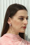 Zircon drop earrings | Earrings | W DE MODA