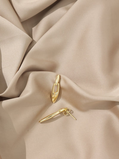 Modern drop earrings