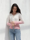 Ombre winter blouse, Pink color