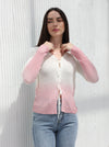 Ombre winter blouse, Pink color