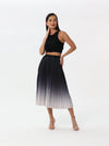 Ombre  pleated skirt | skirt | W DE MODA