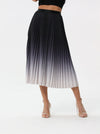 Ombre  pleated skirt