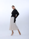 Plain silk skirt | skirt | W DE MODA