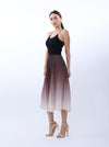 Ombre  pleated skirt | skirt | W DE MODA