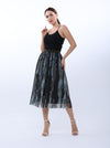 Multi-colored tulle pleated skirt | skirt | W DE MODA