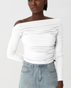 Off-shoulder T-shirt | T-shirt | W DE MODA