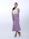 Plain silk skirt | skirt | W DE MODA