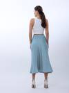 Plain silk skirt