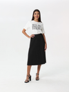 Winter plain pleated skirt | skirt | W DE MODA